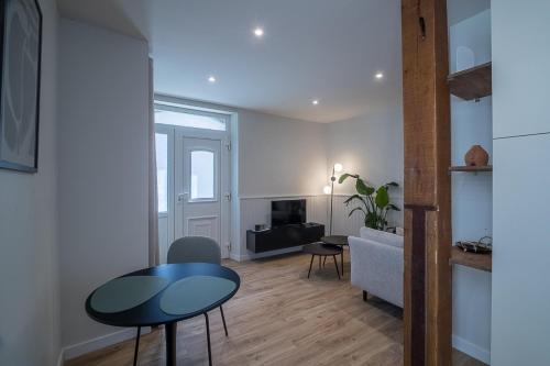 Televízia a/alebo spoločenská miestnosť v ubytovaní The Adour - Apartment 42 m