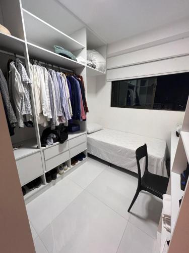 Χώρος καθιστικού στο Apartamento para o carnaval de Recife