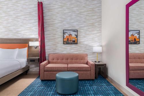Ένα ή περισσότερα κρεβάτια σε δωμάτιο στο Home2 Suites By Hilton El Centro