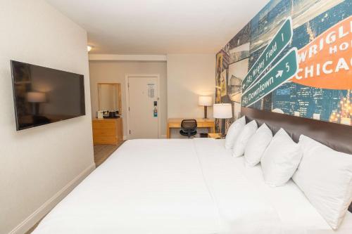 Letto o letti in una camera di Hotel Versey Chicago Lincoln Park
