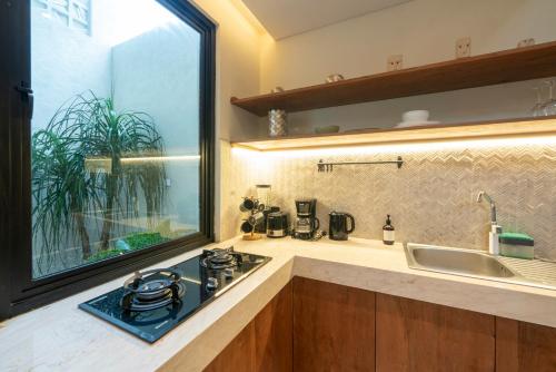 Dapur atau dapur kecil di Sulu Villas - Seminyak