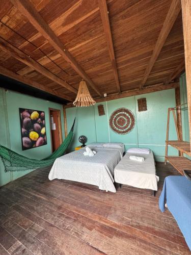Postel nebo postele na pokoji v ubytování Vereda Tropical Piauí