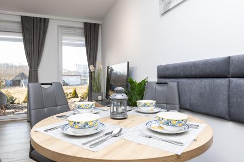 Χώρος καθιστικού στο Apartamenty FIGARETTI
