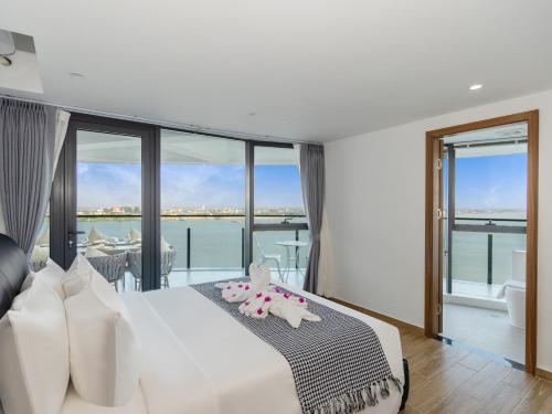 Ένα ή περισσότερα κρεβάτια σε δωμάτιο στο Merton Holiday Inn