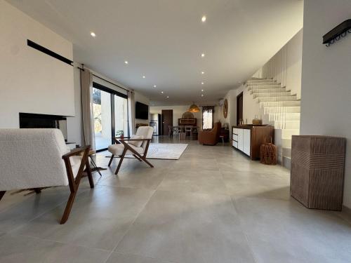 Χώρος καθιστικού στο Residence I Pozzi