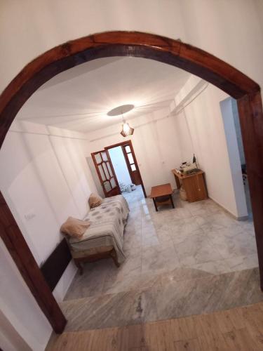 Una cama o camas en una habitación de Appartement calme