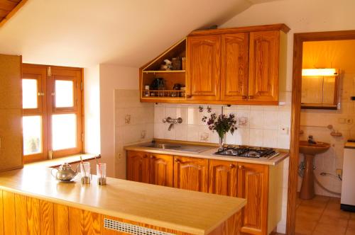 A kitchen or kitchenette at Finca Patio Canario