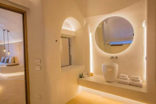 Koupelna v ubytování Chic Hotel Santorini