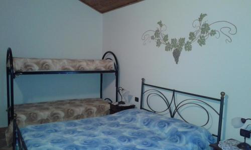 Двухъярусная кровать или двухъярусные кровати в номере Cà Du Ruja