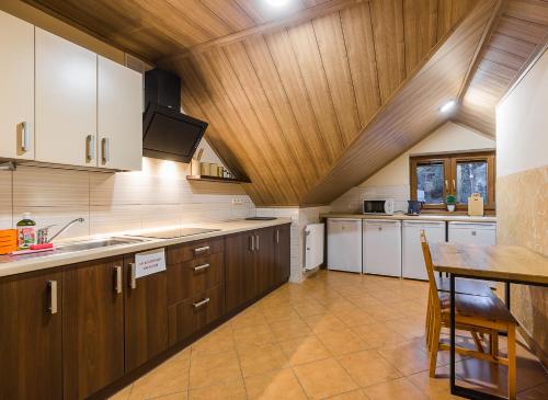 Dapur atau dapur kecil di Na Równej Bieszczady
