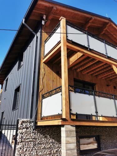 Балкон или терраса в Luxusne apartmany Telgart - Olivia