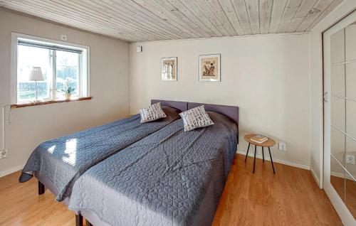 a bedroom with a bed and a window at Gorgeous Home In Eslöv With Wifi in Eslöv