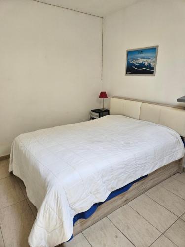 Ένα ή περισσότερα κρεβάτια σε δωμάτιο στο Appart des Lions