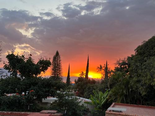 Blick auf den Sonnenuntergang/Sonnenaufgang von des Privatzimmers aus oder aus der Nähe