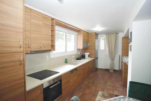 Dapur atau dapur kecil di villa ioanna eretria