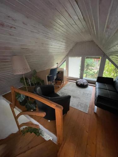 Ruang duduk di Waldhaus bei Berlin
