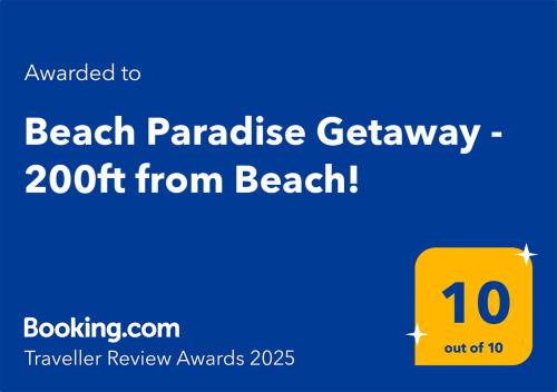 a screenshot of a beach paradise getaway off from beach at Beach Paradise Getaway - 200ft from Beach! in Sebastian