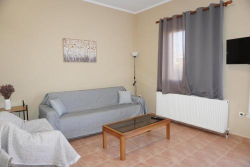 Χώρος καθιστικού στο Papadakis Family Home - 2 BR Apartment