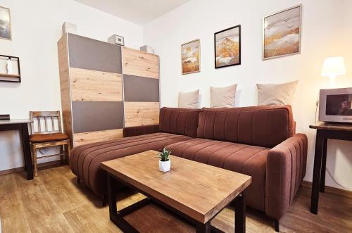 Posezení v ubytování Apartmán U Bejka