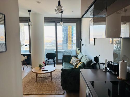 Modern apartment overlooking the skyline & Danube