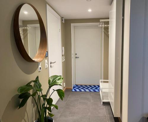 Ένα μπάνιο στο Apartment in Trondheim, Tiller
