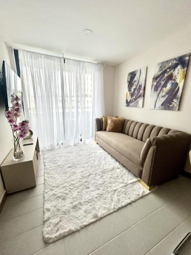 Posezení v ubytování Loft Chic en Cipreses