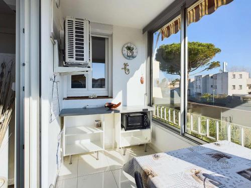 Appartement climatisé 2 pièces + cabine avec parking au cœur de Marseillan-Plage - FR-1-326-847