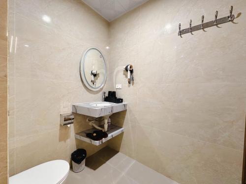 Koupelna v ubytování SOCA Hotel LAO CAI