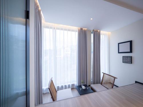 Posezení v ubytování Wenzhou Dongtou Bishan Seaview B&B