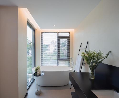 Posezení v ubytování Wenzhou Dongtou Bishan Seaview B&B