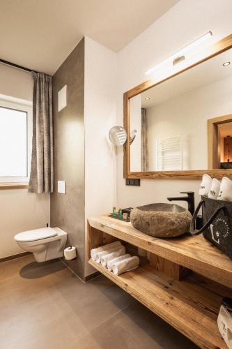Ein Badezimmer in der Unterkunft Das Liftplatzl