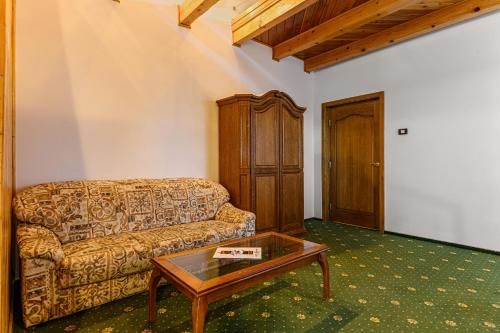 Χώρος καθιστικού στο Hotel Casa Viorel jacuzzi & saunas