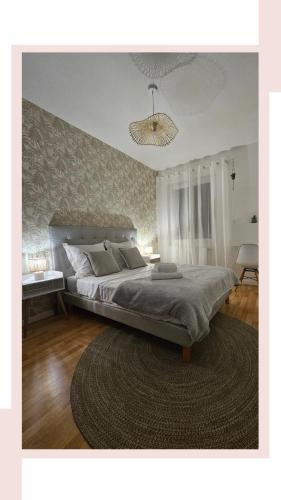 Postel nebo postele na pokoji v ubytování Appartement Cosy Vue sur Rivière !