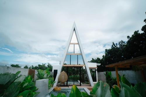 Jardín al aire libre en Antwans Cabin