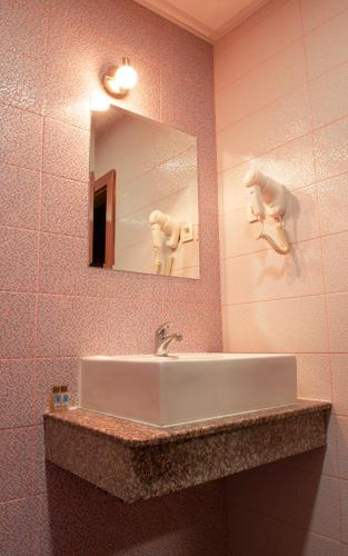 Ένα μπάνιο στο Boulevard Luxury Apartments City Center Ohrid