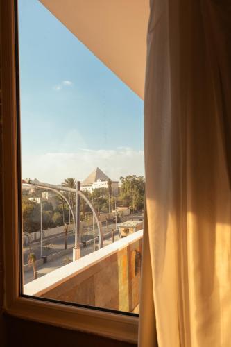 Balcon ou terrasse dans l'établissement Almas Pyramids Hotel
