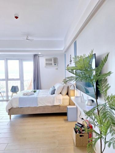 Ένα ή περισσότερα κρεβάτια σε δωμάτιο στο Luxury Coastal Suite, Grand Canal view