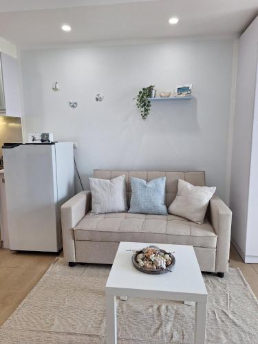 Η κουζίνα ή μικρή κουζίνα στο Luxury Coastal Suite, Grand Canal view