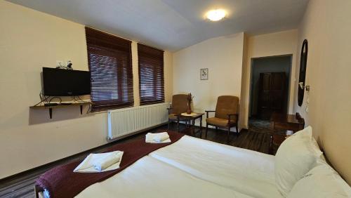 Televisyen dan/atau pusat hiburan di Hotel Izvorat Arda - Хотел Изворът Арда