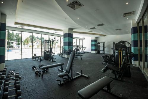 Fitness centrum a/nebo fitness zařízení v ubytování Sirius Town Residence and Spa