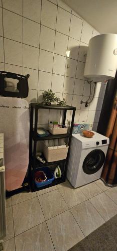 Kuchyň nebo kuchyňský kout v ubytování Apartman Pida , apartman s 1 spavaćom sobom