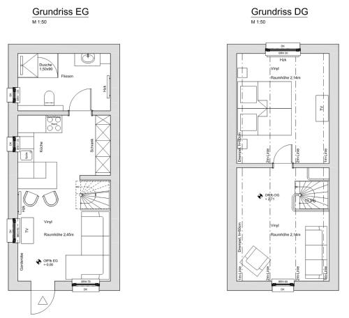 Planimetria di Ferienhaus Roßbachtal