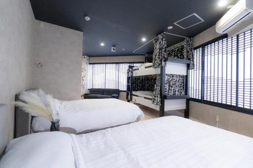 4F Guest House NETOMARI 最大7名,1フロア貸切51m2, USJ2駅,西九条徒歩2分,トイレ2つ,洗濯機完備