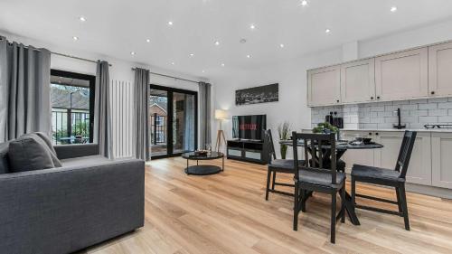 Η κουζίνα ή μικρή κουζίνα στο JD Apartments Cityscape Balcony Suite East Croydon