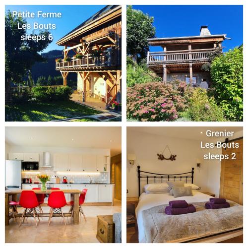Family stays in Petite Ferme Les Bouts & Grenier Les Bouts - 2 properties side by side