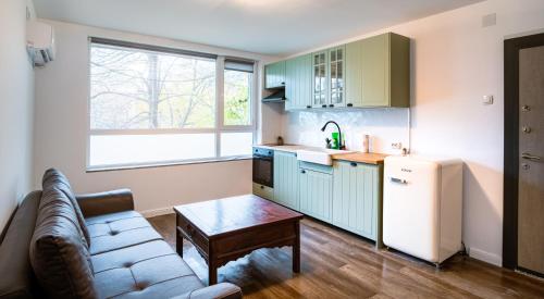 Dapur atau dapur kecil di Guest apartment LOM