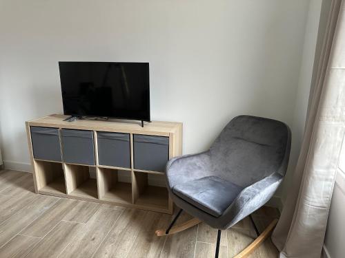 Μια τηλεόραση ή/και κέντρο ψυχαγωγίας στο Apartamento Valencia 17