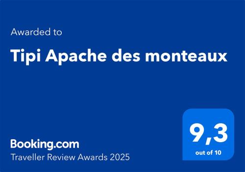 a screenshot of the tippett appache des montreal at Tipi Apache des monteaux in Vivy