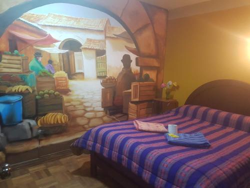 Posezení v ubytování Hostal Florencia