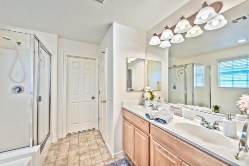 Ένα μπάνιο στο Vila Rose Modern 3BD, W everything you need